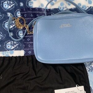 Versace Collection Blue and Gold Women's Bag